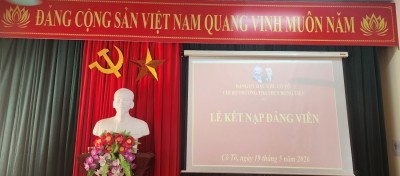 LỄ KẾT NẠP ĐẢNG VIÊN MỚI